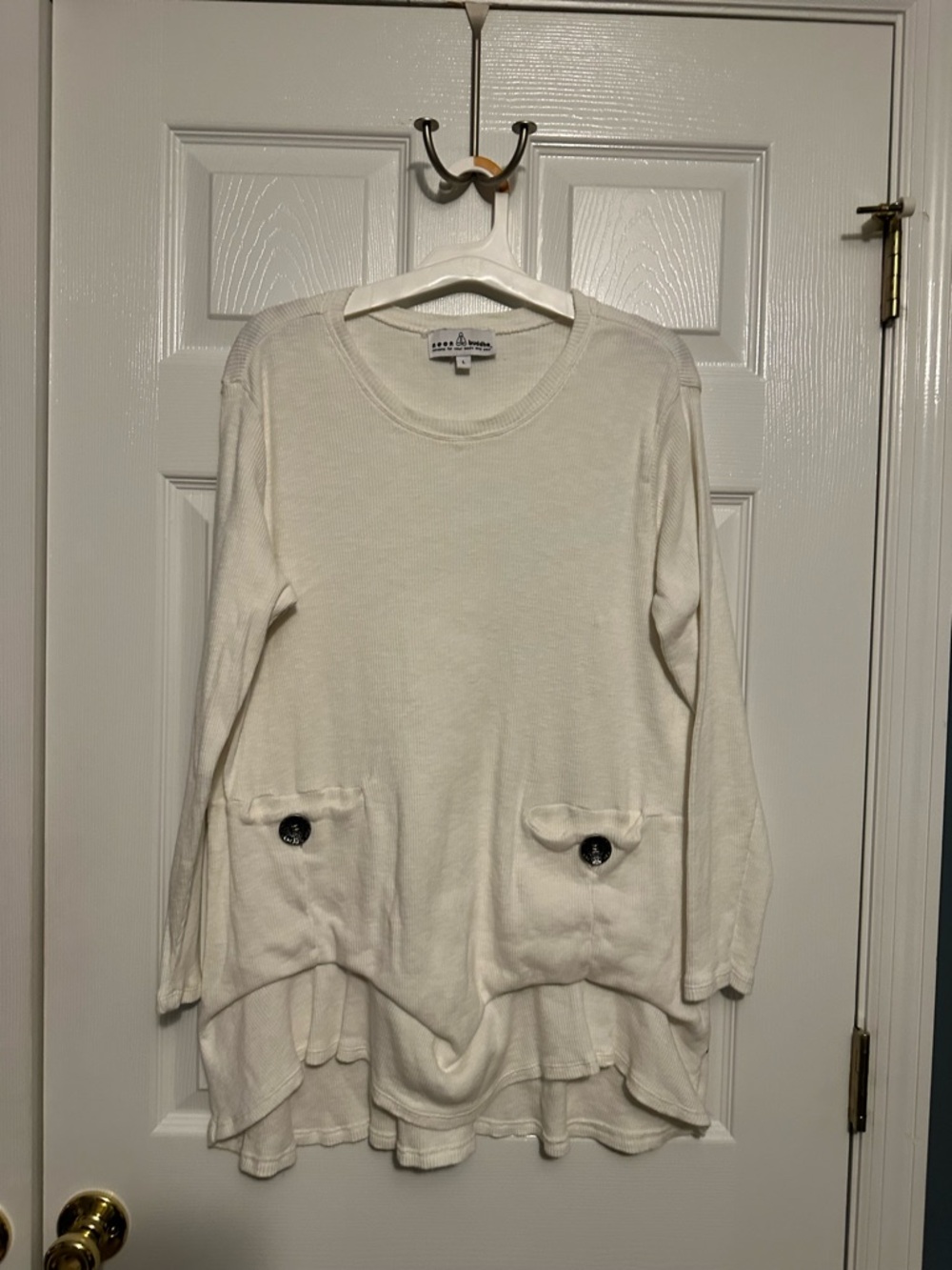 Neon Buddha Tunic with Button Accents